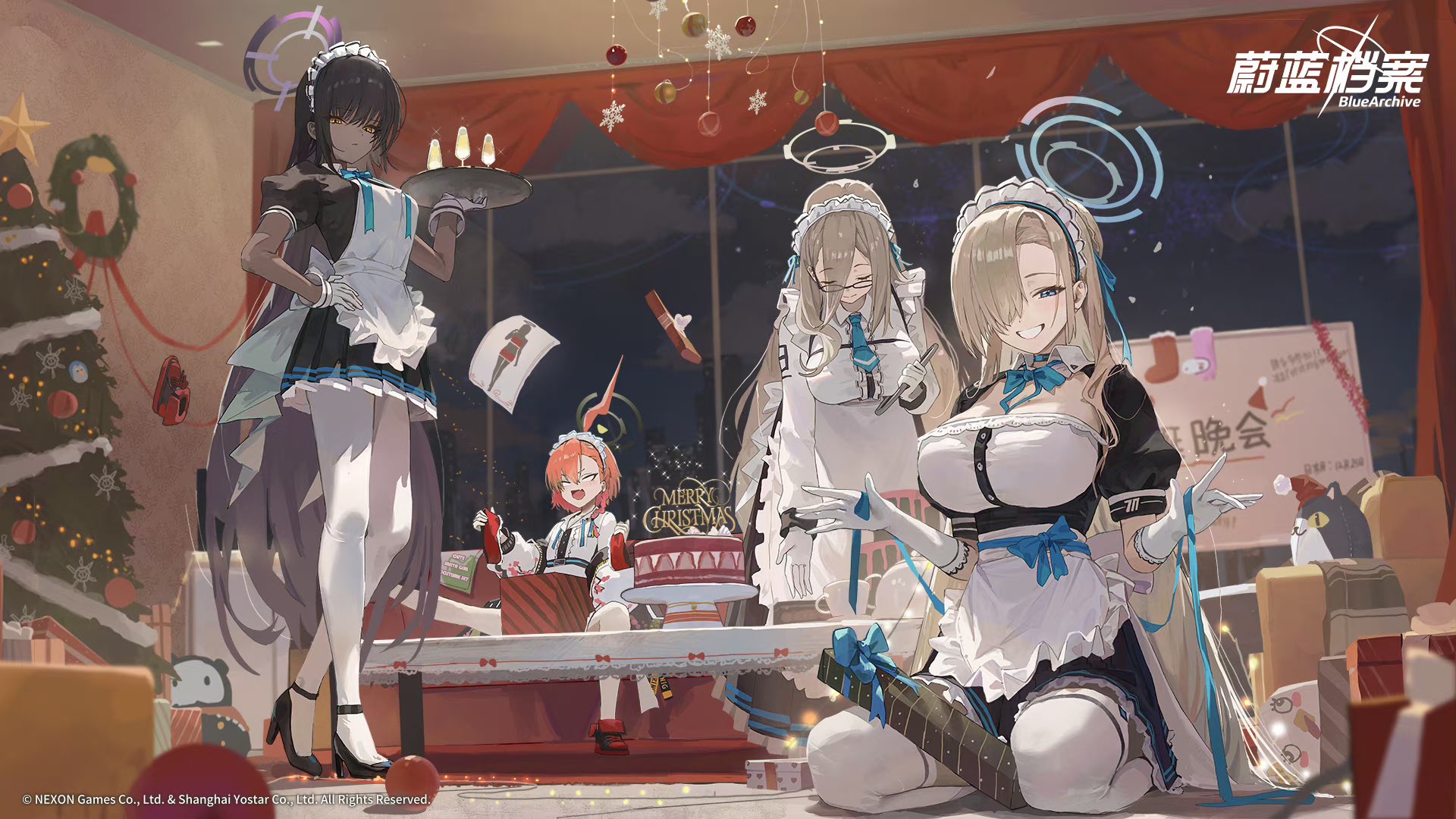 blue archive ichinose asuna kakudate karin mikamo neru murokasa akane